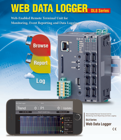 WEB DATA LOGGER DL8