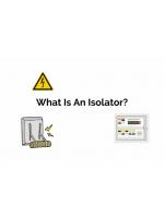 What's the isolator unit used for?